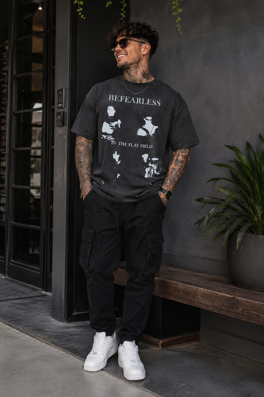 Men's Graphic Round Neck Short Sleeve T-Shirt