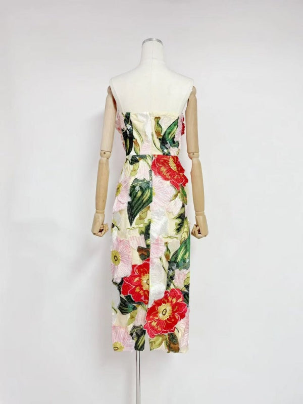 Garden Bloom Midi Dress