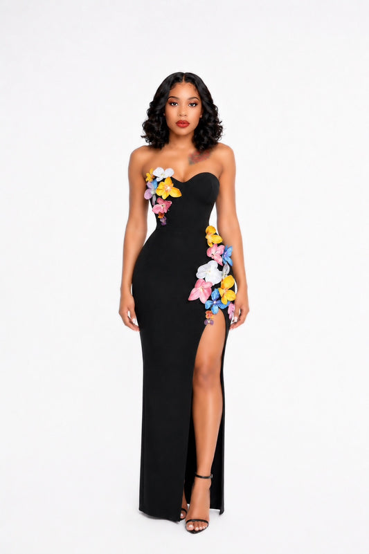 Midnight Bloom Gown