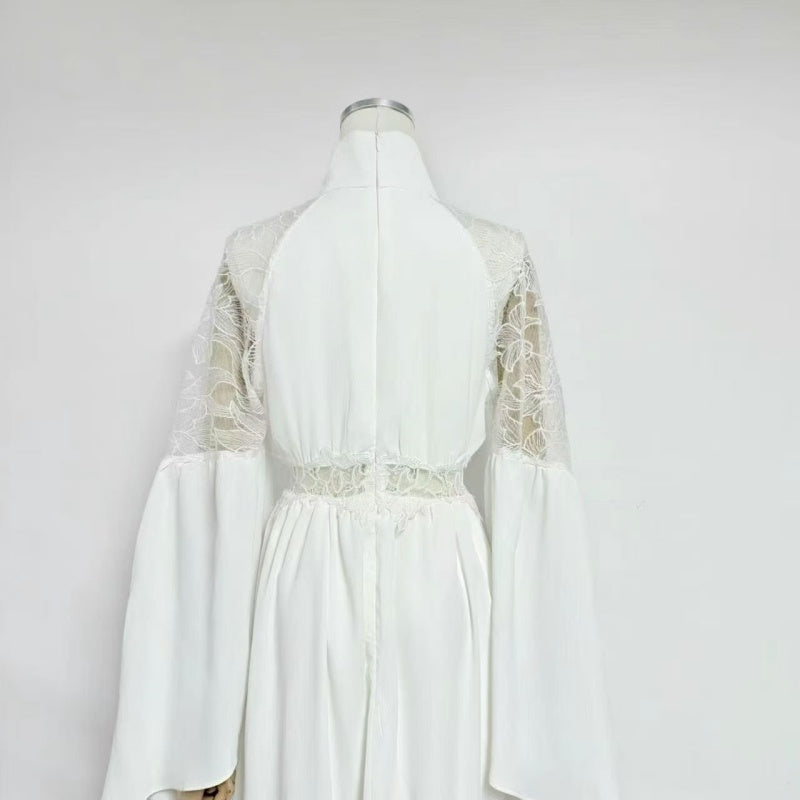 Ivory Grace Lace Maxi Dress