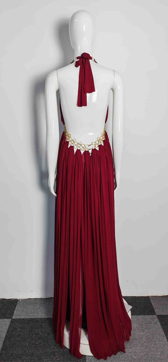 The Valentina Gold Emblem dress