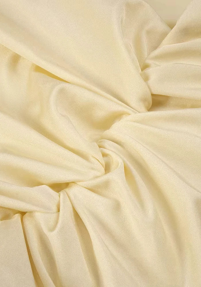 Braid Detail Two Piece Maxi Dress Yellow