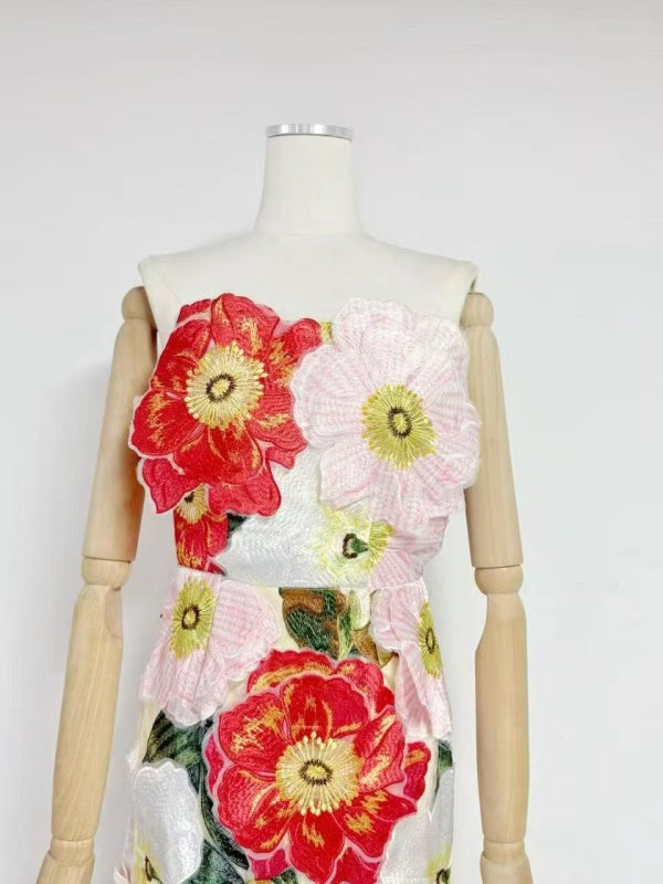 Garden Bloom Midi Dress