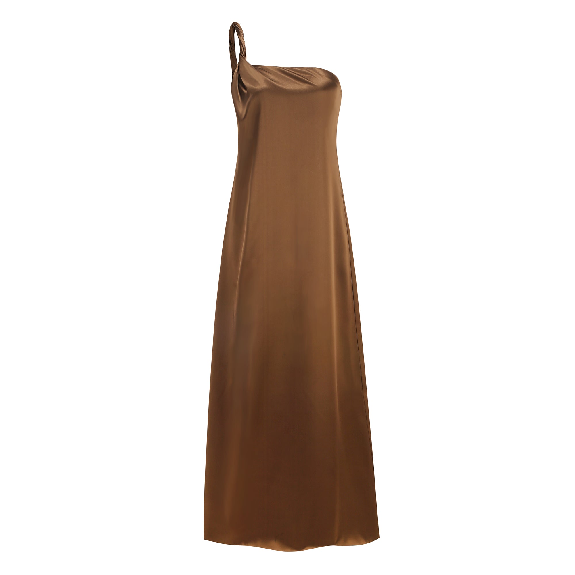 The Aurelia One-Shoulder Draped Gown