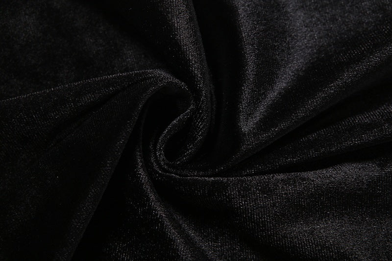 Turtleneck Bell Sleeve Top Sexy Sheath Skirt Two Piece Sets