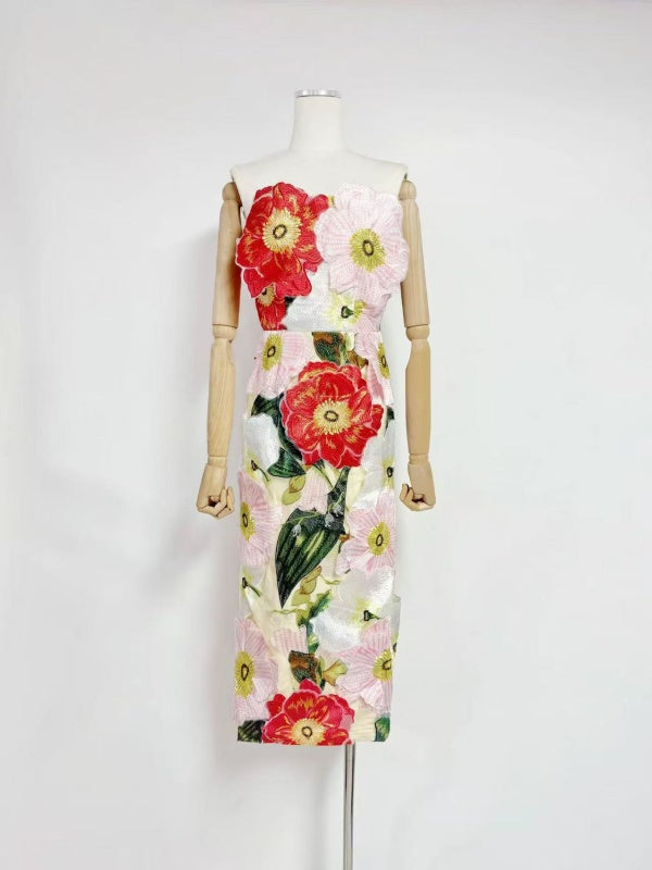 Garden Bloom Midi Dress