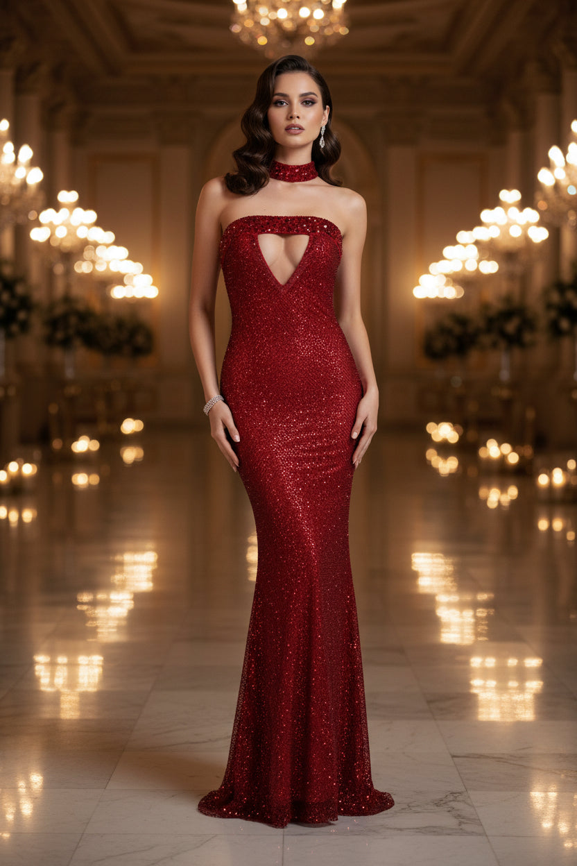 The Ruby Starlight dress