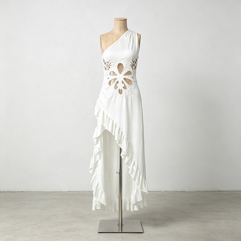 Amara Ivory Cutout Maxi Dress