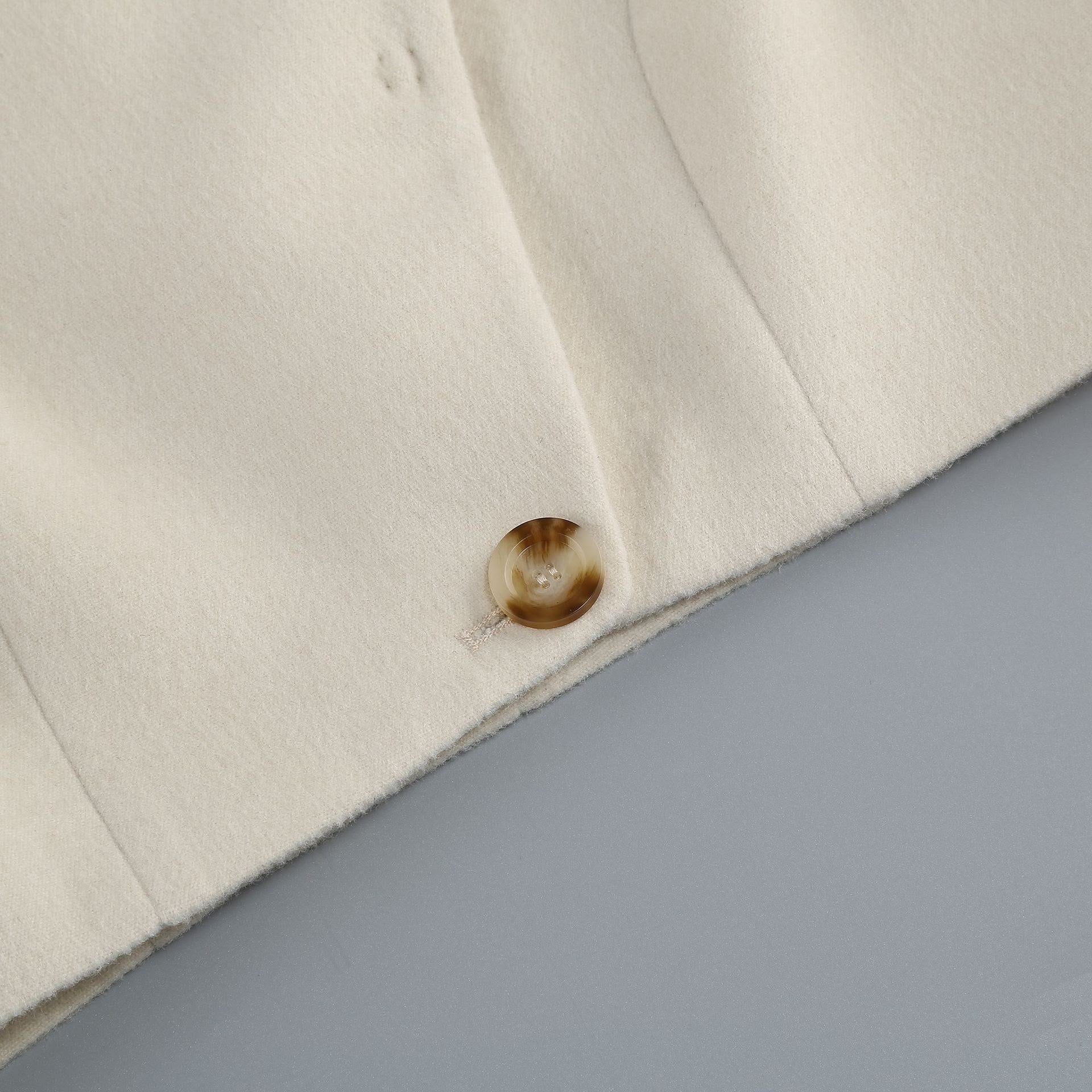 Ivory Luxe Cropped Blazer & Mini Skort Set