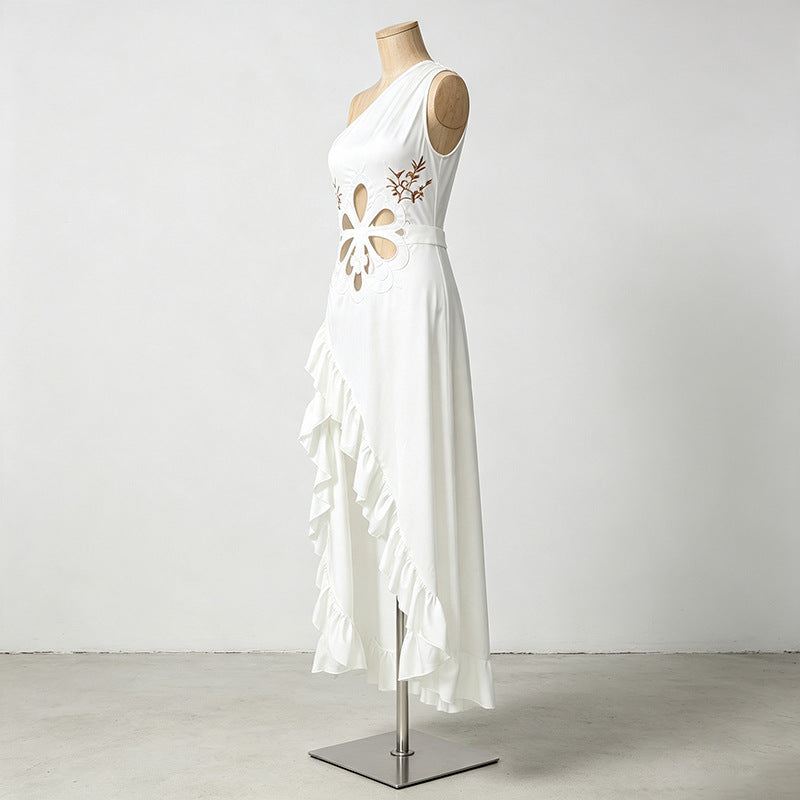 Amara Ivory Cutout Maxi Dress