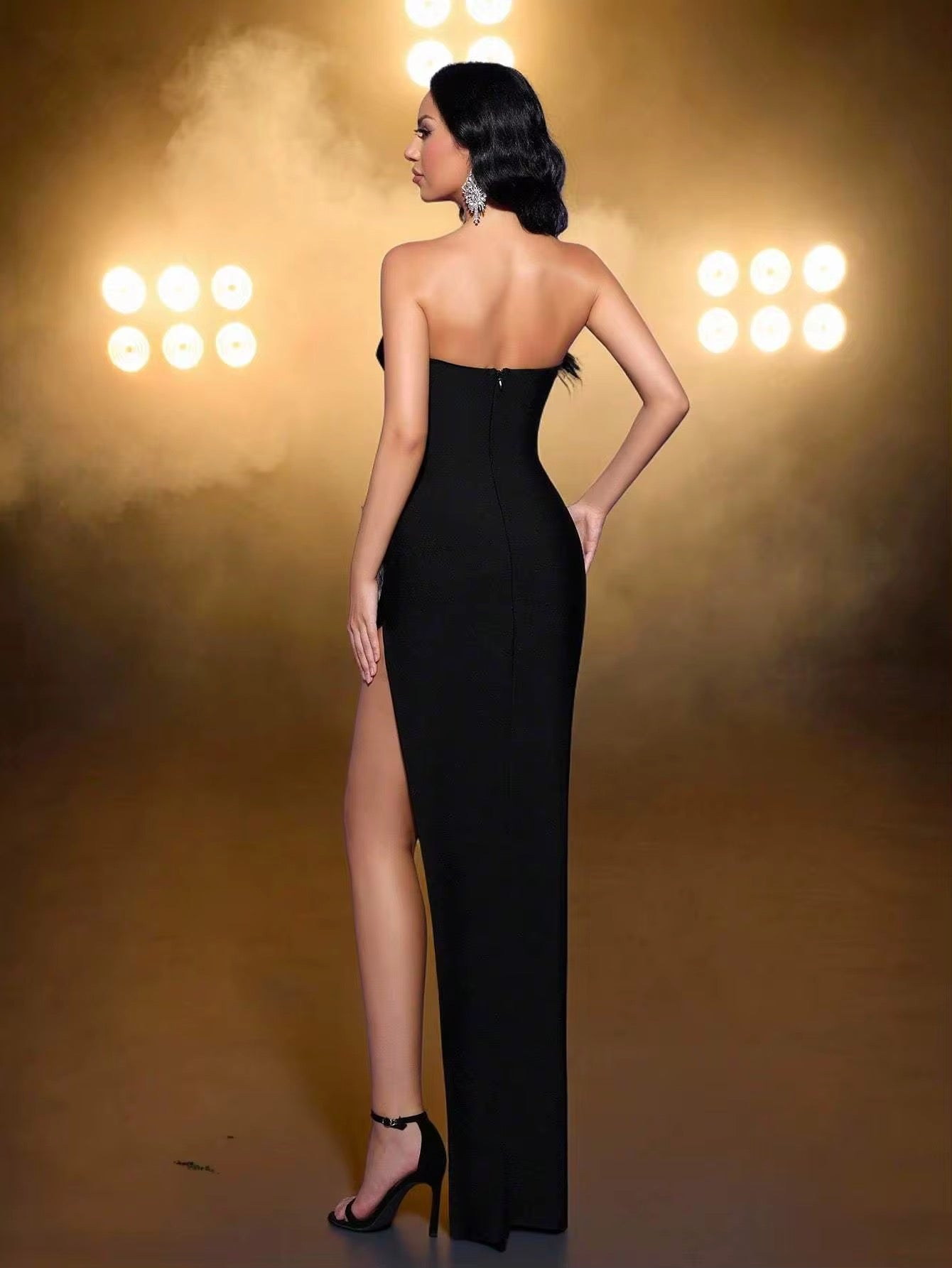 Midnight Bloom Gown