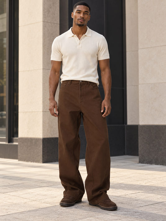 Men's Vintage Wide Leg Jeans