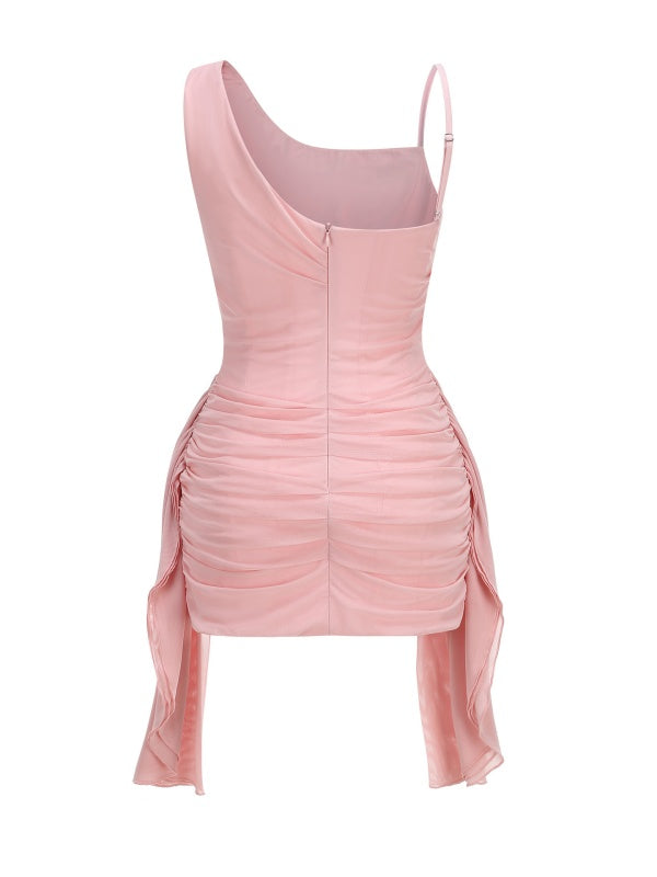 The Amour Ruched Mini Dress