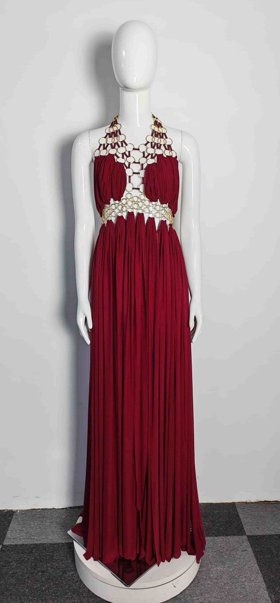 The Valentina Gold Emblem dress