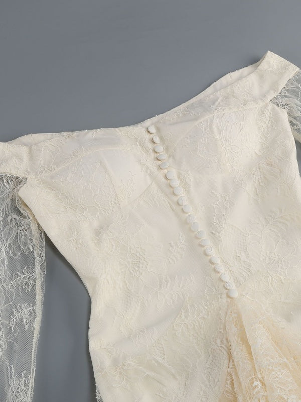 Ivory Romance Lace Gown