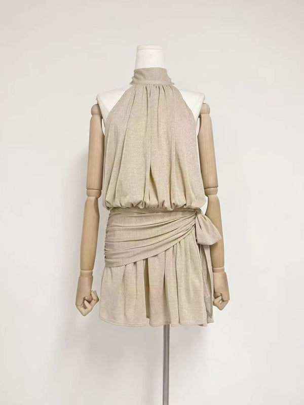 Champagne Glow Mini Dress