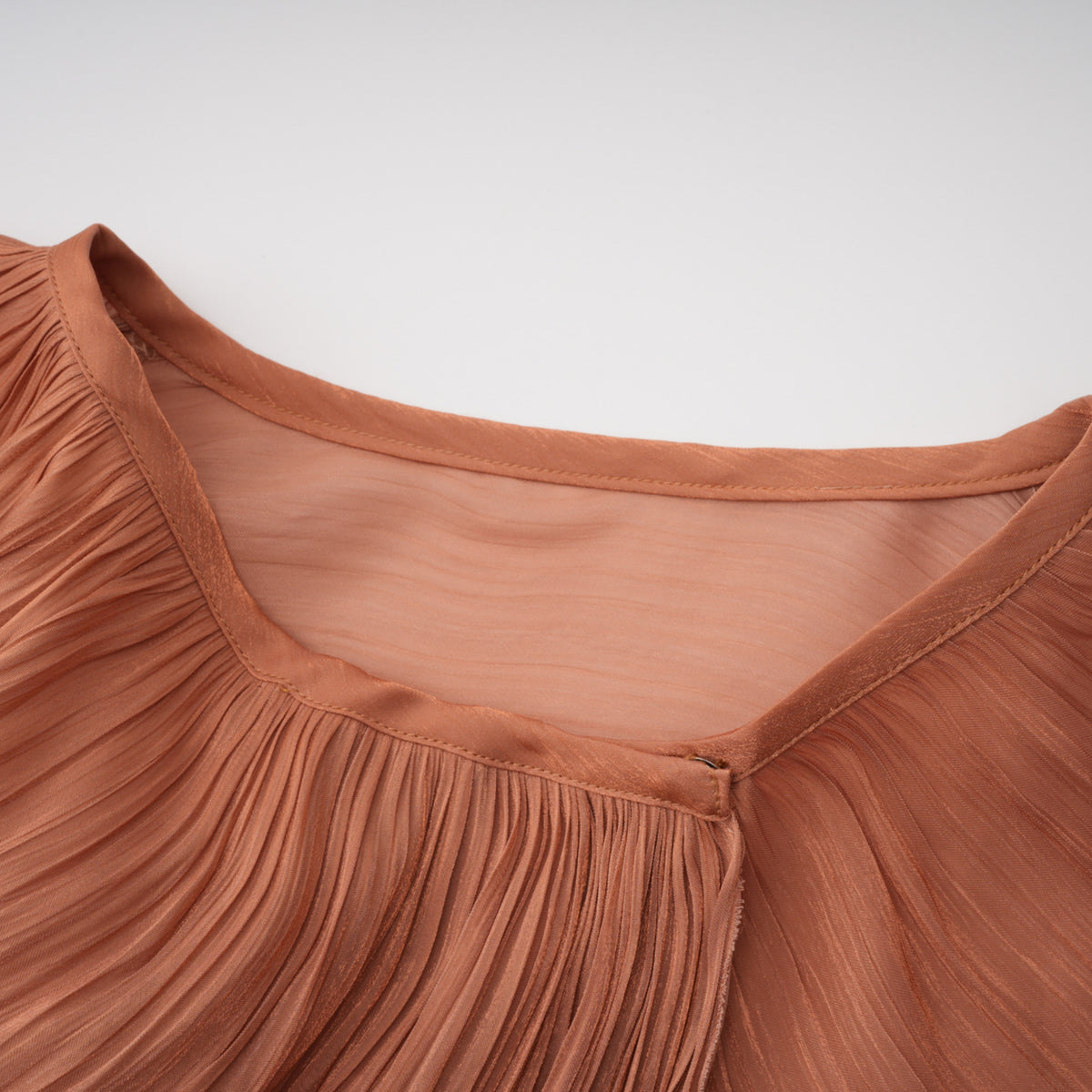 Camel Ruched Maxi Dress with 3D Florals