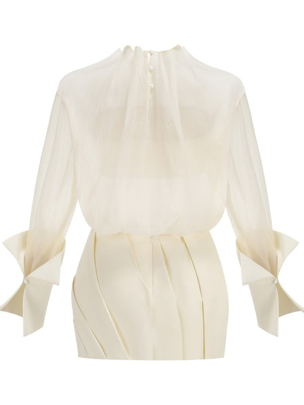 The Amara Sculpted Mini Dress