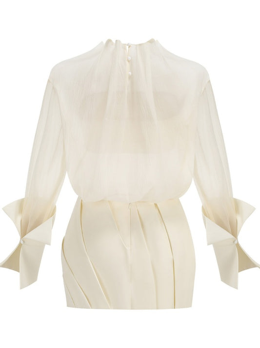 The Amara Sculpted Mini Dress