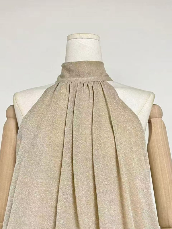 Champagne Glow Mini Dress