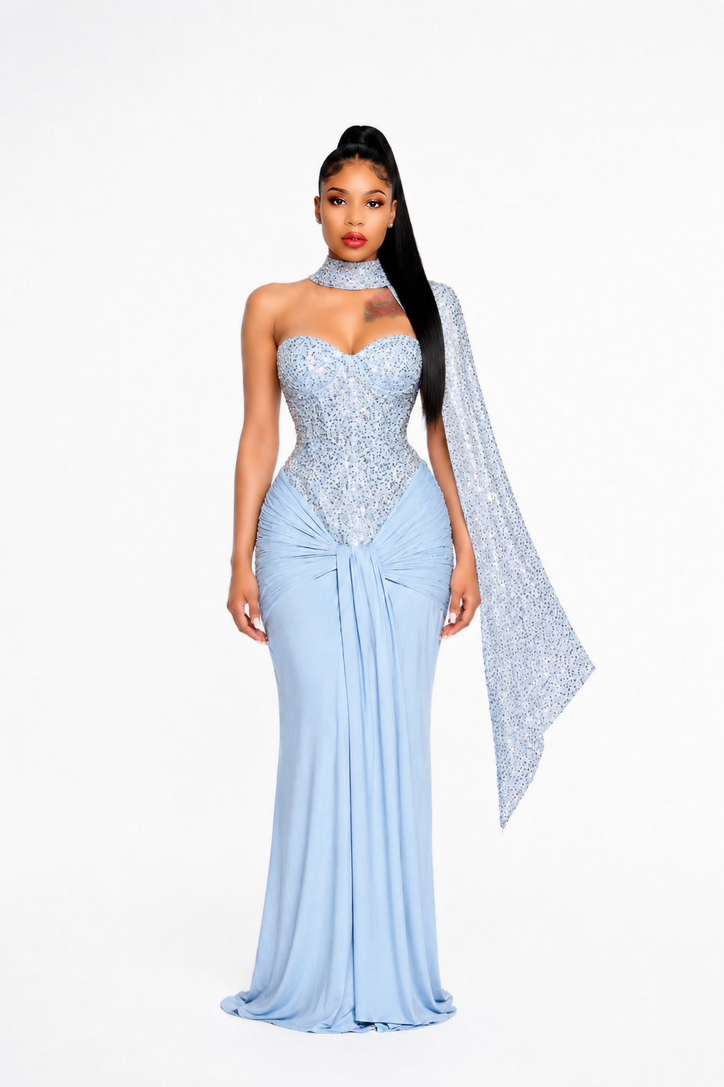 Ice Crystal Elegance Gown