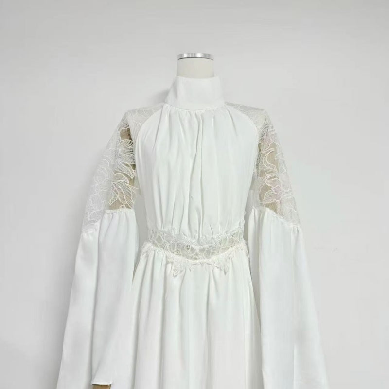 Ivory Grace Lace Maxi Dress