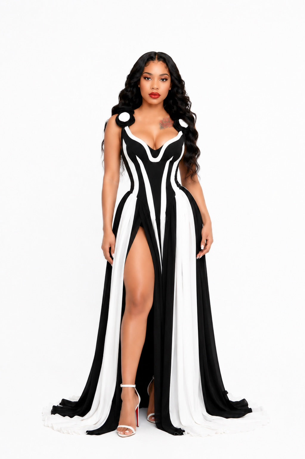 Rebecca Black Bandage Maxi Dress