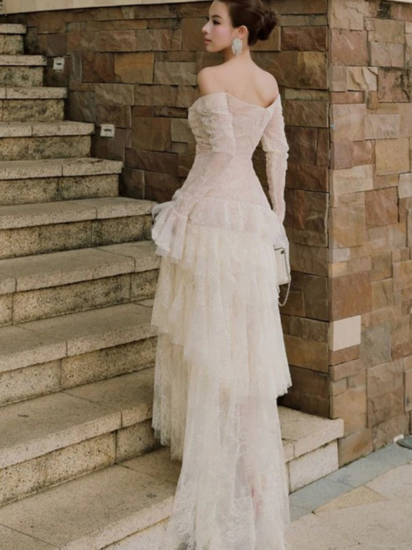 Ivory Romance Lace Gown