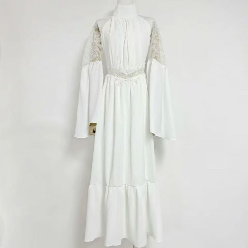 Ivory Grace Lace Maxi Dress
