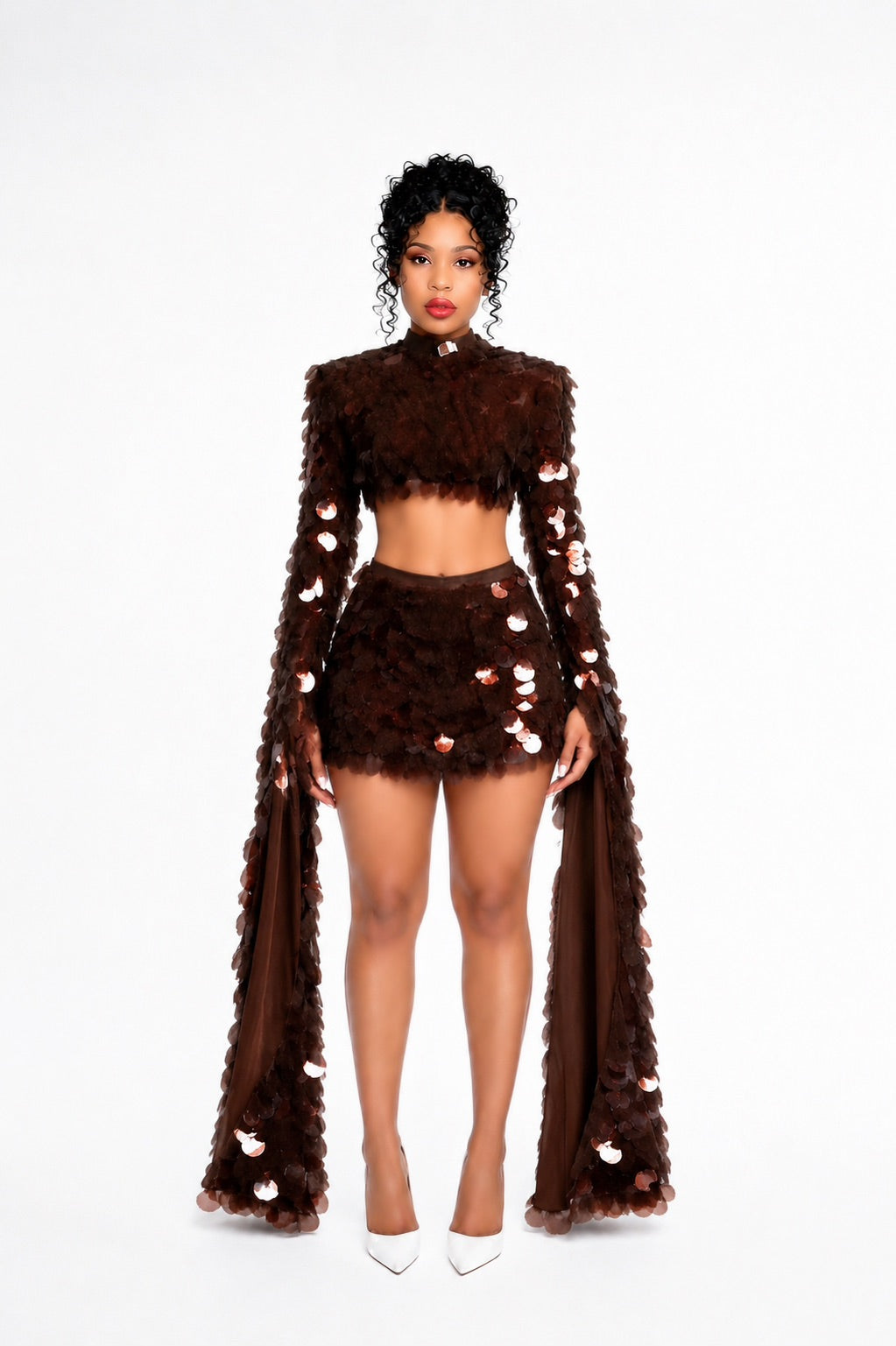 Chocolate Eclipse Sequin Set