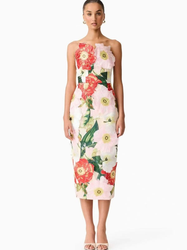 Garden Bloom Midi Dress