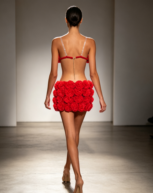Crimson Rose Blossom Set