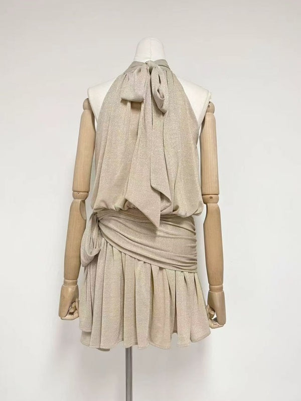 Champagne Glow Mini Dress