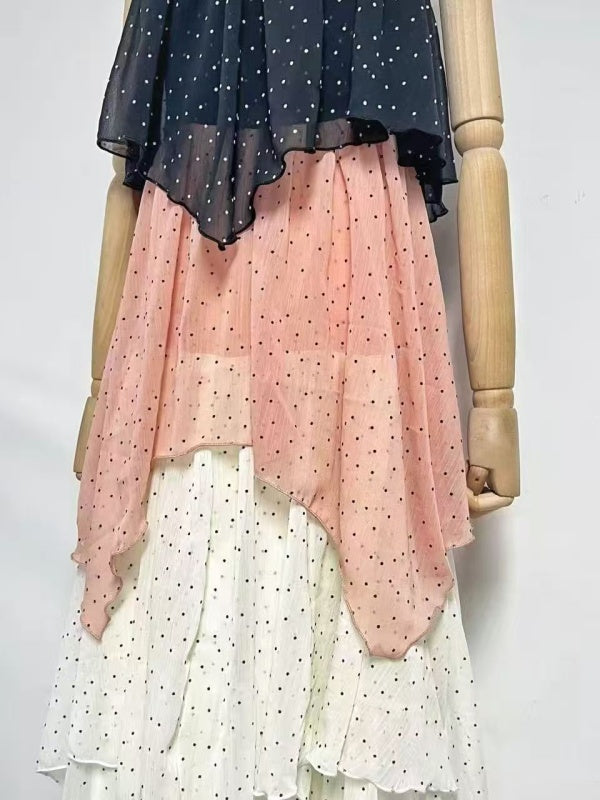 Midnight Blush Tiered Maxi Dress