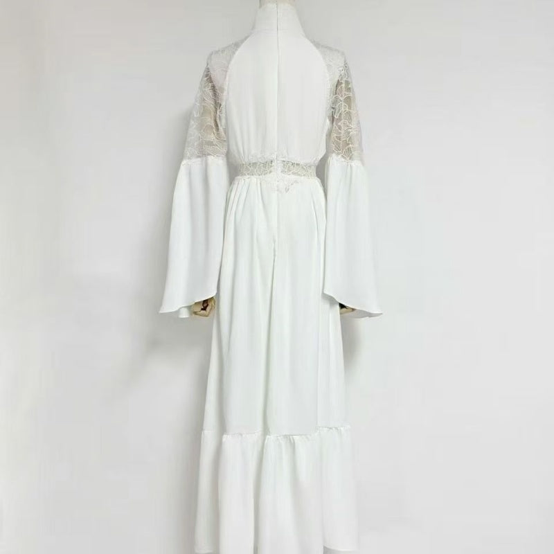Ivory Grace Lace Maxi Dress