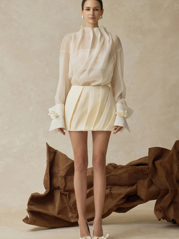 The Amara Sculpted Mini Dress