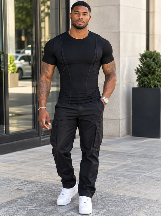Men's Full Size Short Sleeve Active T-Shirt Plus Size