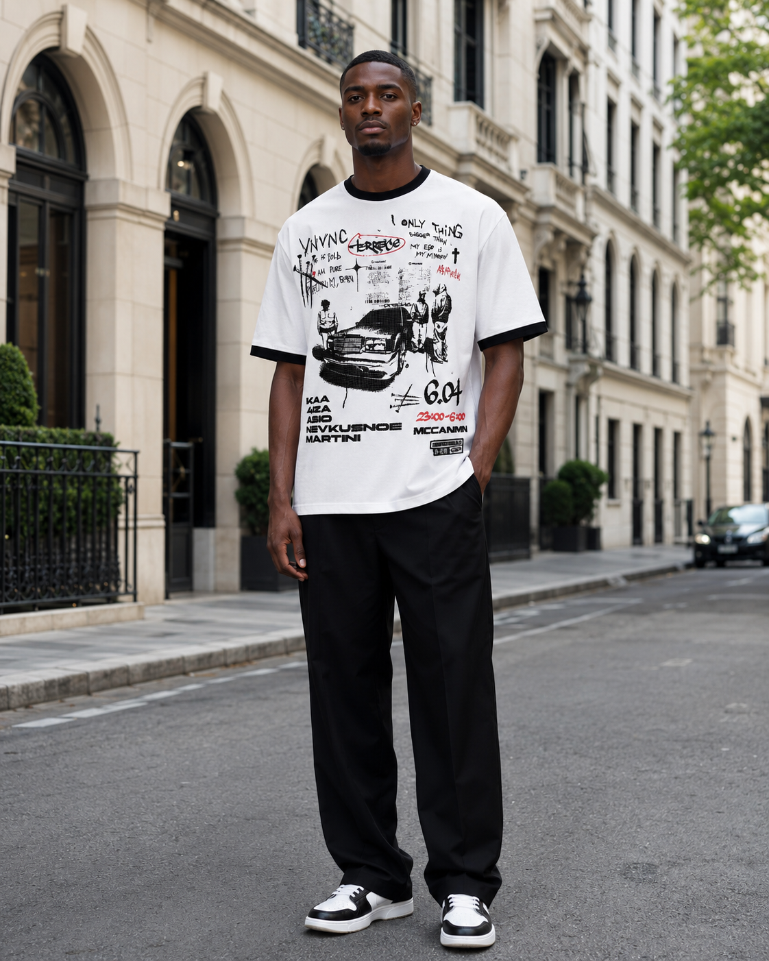 Men's Streetwear Graphic Short Sleeve T-Shirt