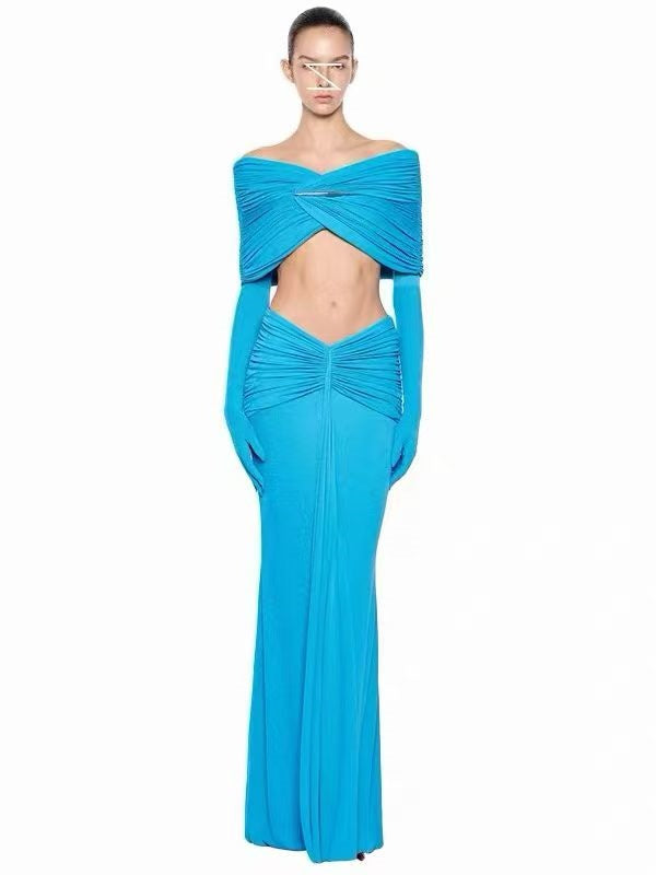 Azure Elegance set in blue