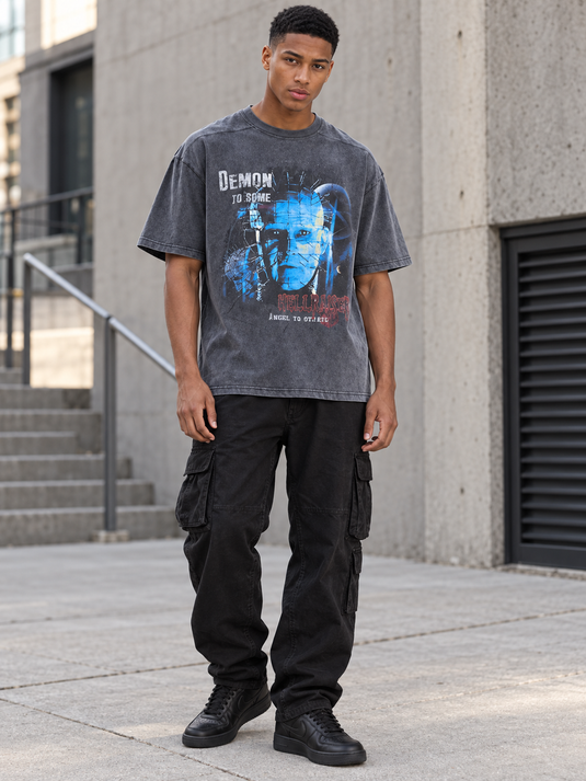 Men's Graphic Round Neck Half Sleeve T-Shirt