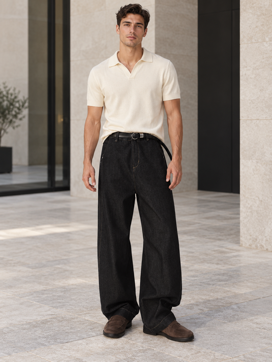 Men's Wide-Leg Jeans