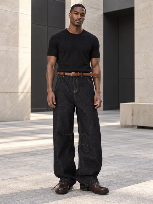 Men's Wide-Leg Jeans