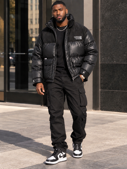 Men's Plus Size Urban Style Padded Coat