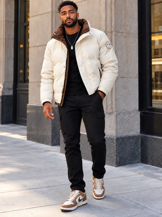 Men's Plus Size Warm Padded Lightweight Coat