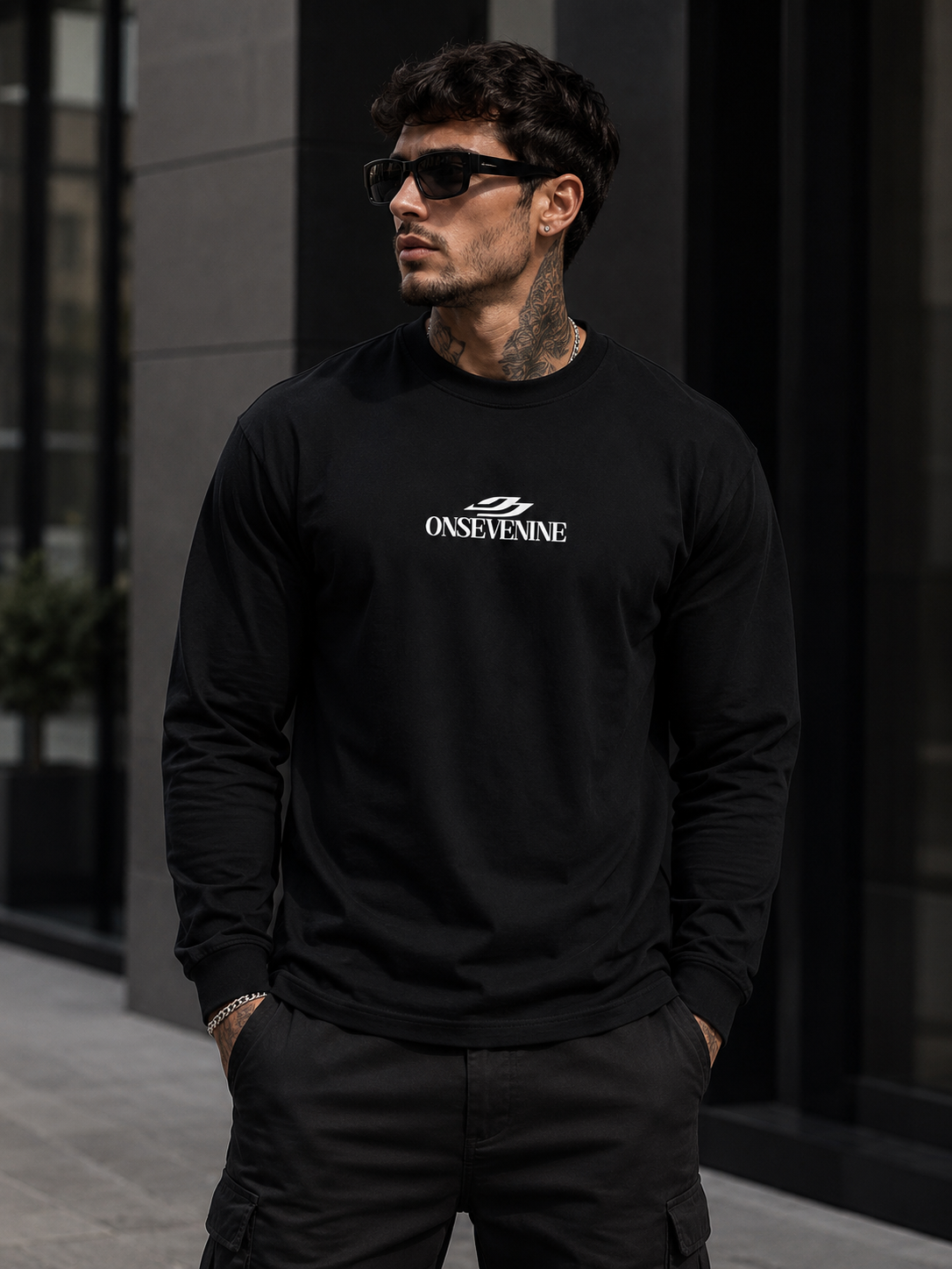Men's Graphic Long Sleeve T-Shirt