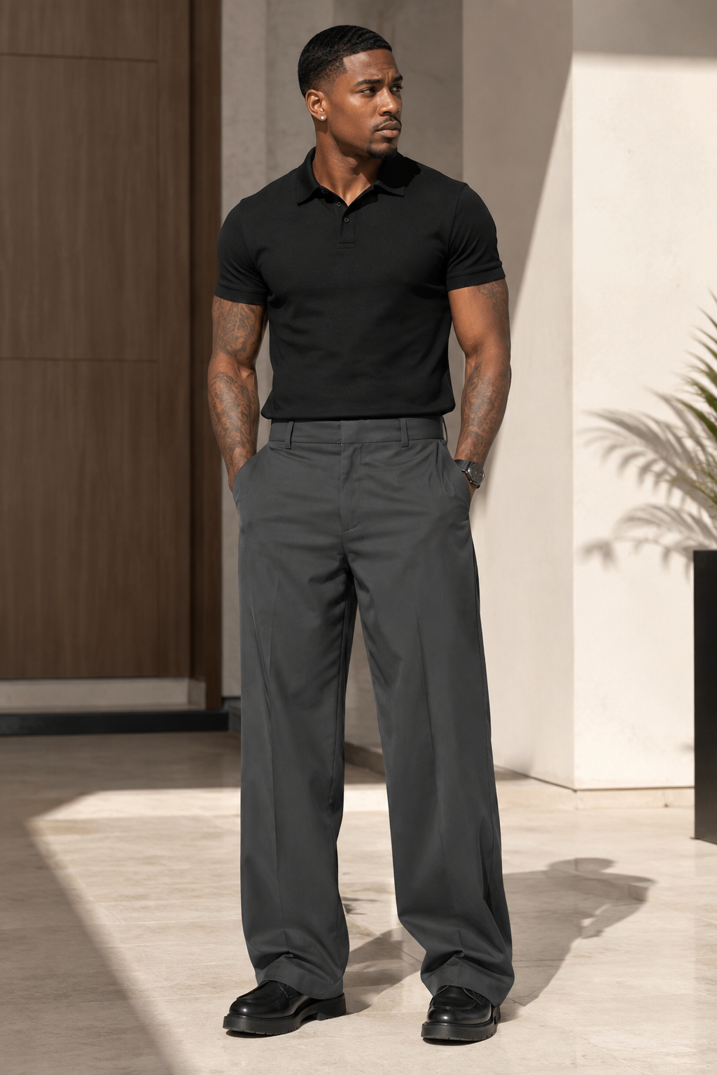 Men's Wide Leg Pants