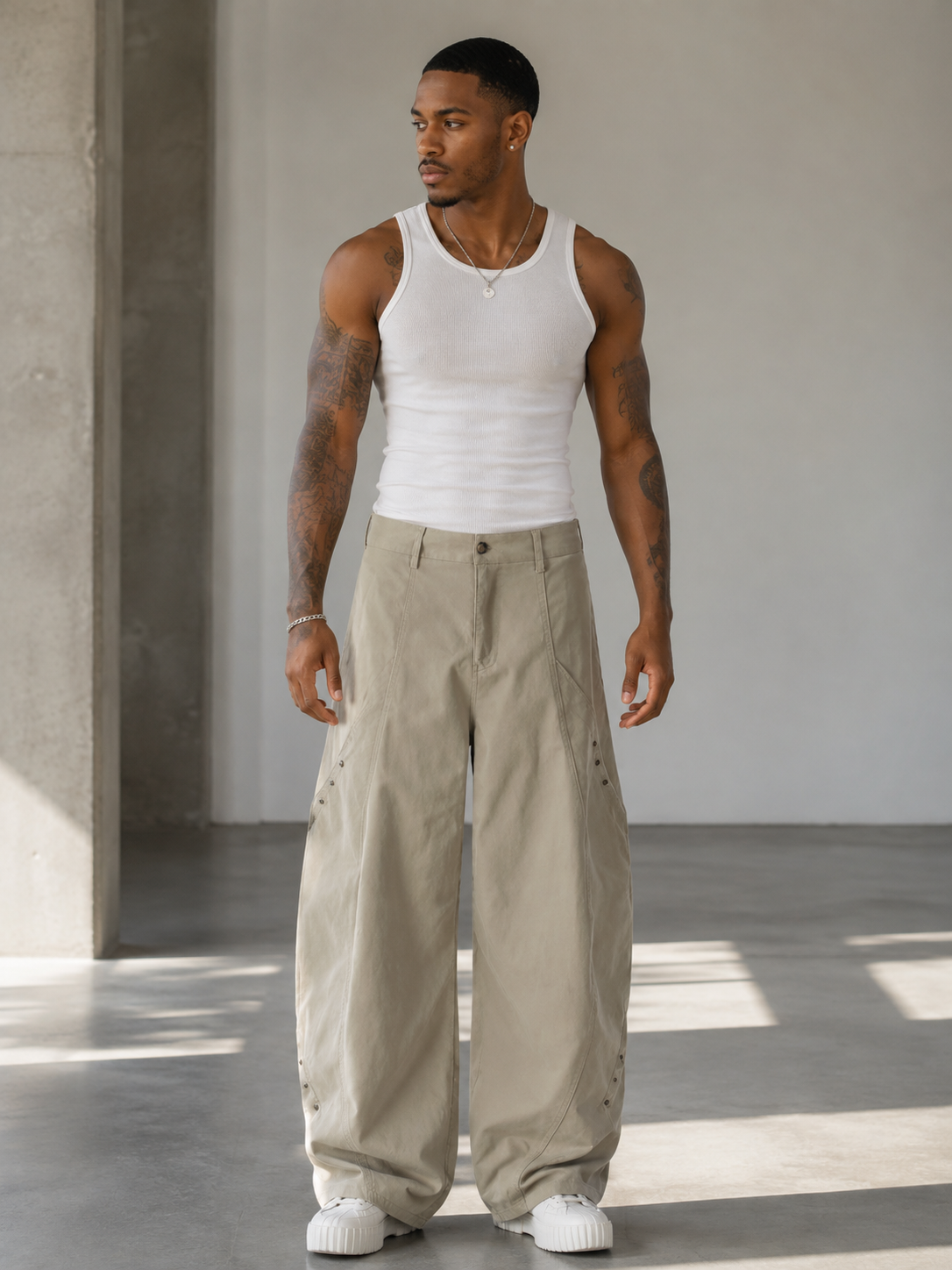 Men's Wide Leg Pants