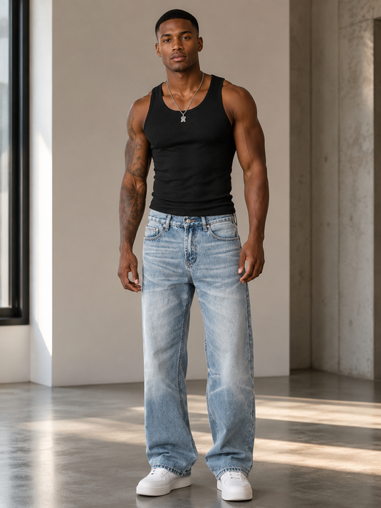 Men's Loose Fit Jeans