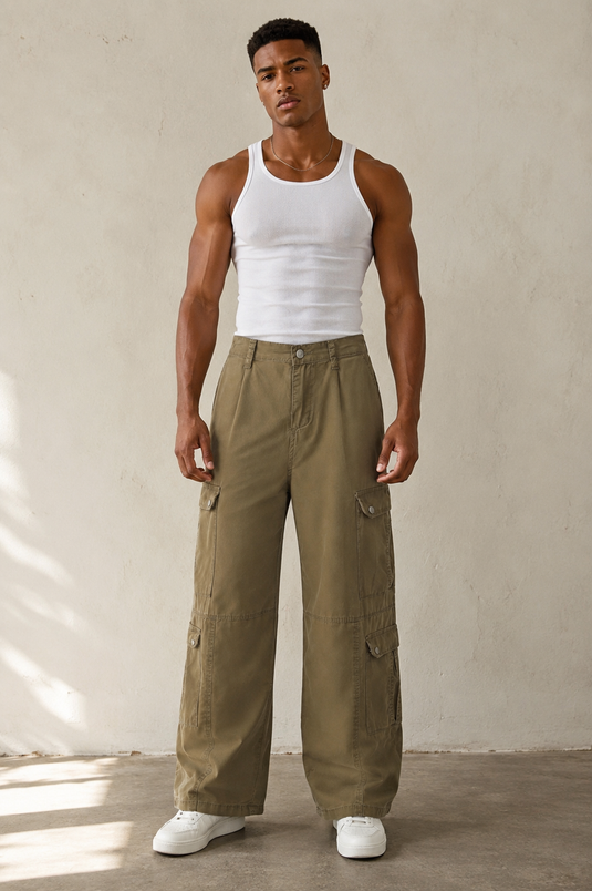 Men's Wide Leg Pants