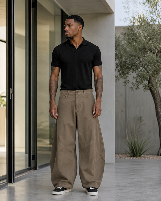 Men's Wide Leg Balloon Pants